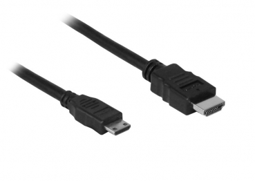 HDMI auf MINI-HDMI Kabel 3m, schwarz, FHD