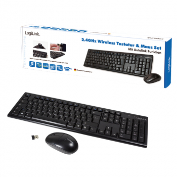 LogiLink Tastatur und Maus-Set