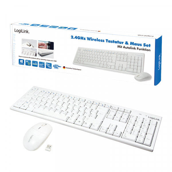 LogiLink® Tastatur und Maus-Set