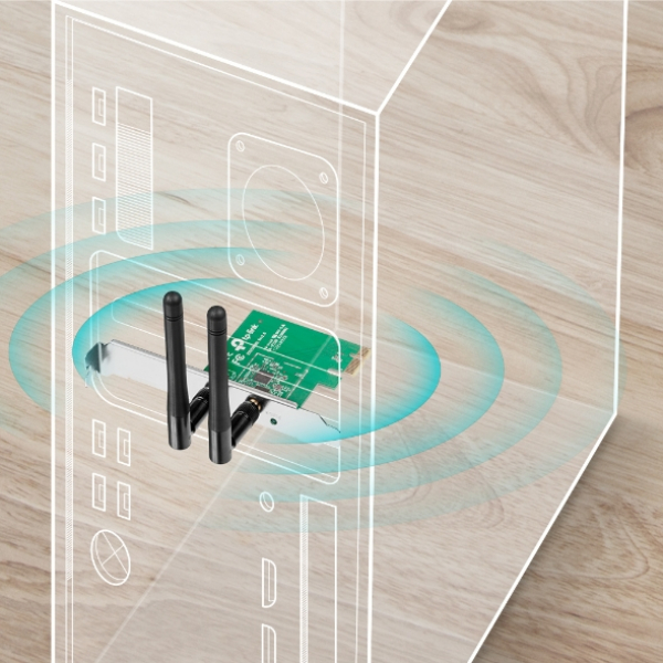 TP-LINK 300Mbit/s-WLAN-PCI-Express-Adapter