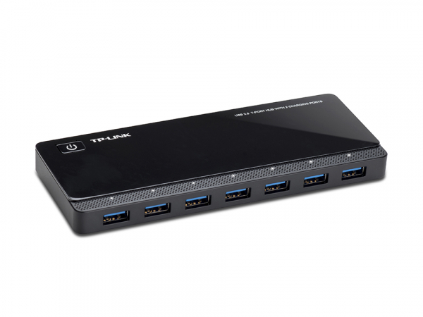 TP-Link USB 3.0 7-Port Hub mit 2 Ladeanschlüssen